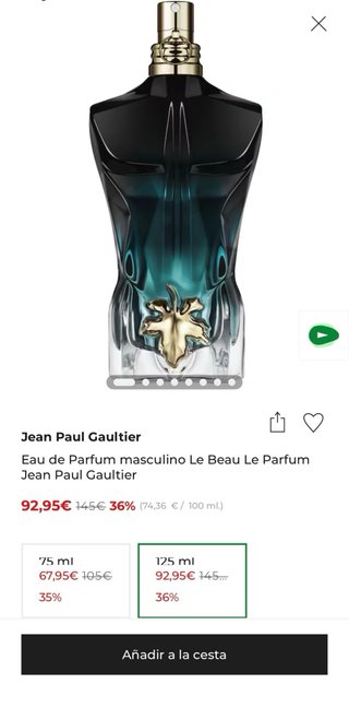 Jean Paul Gaultier Le Beau Hombre