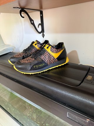 Scarpe Fendi Marrone Giallo