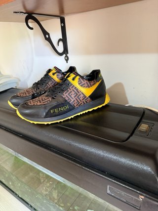 Scarpe Fendi Marrone Giallo