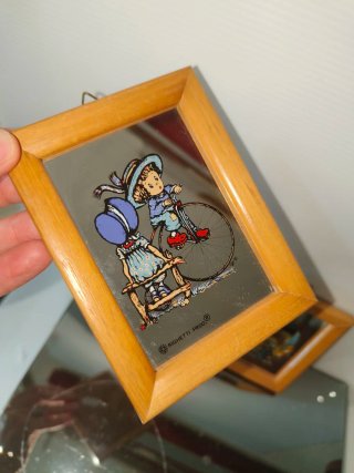 Piccoli specchi decorativi anni '70