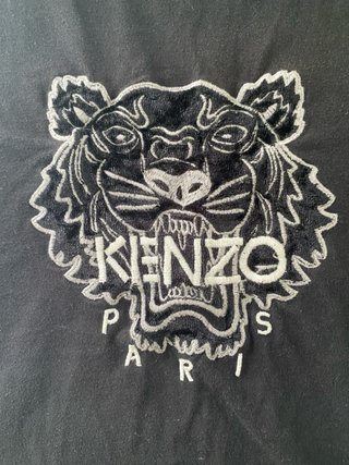 Camiseta Kenzo Tiger Negra Talla S
