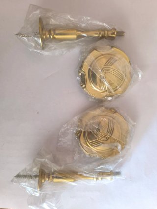 Alzapaños para cortinas dorados (Set de 4)