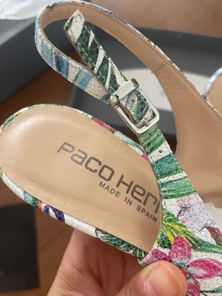 Zapatos Paco Herrero Tacón Punta de piel