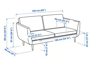 2 Divani a 2 posti ciascuno SMEDSTORP IKEA beige
