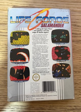 Life Force Salamander NES PAL ESP Konami