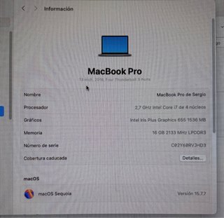 MacBook Pro 13 2018