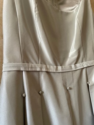Vestido Adolfo Domínguez Plata Talla 38
