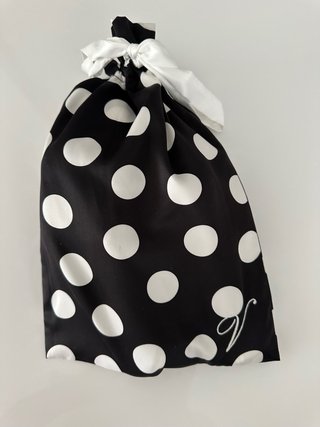 Victoria's Secret Pantofole Raso Pois con Pochette