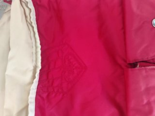 Bolso Quiksilver Rojo y Beige