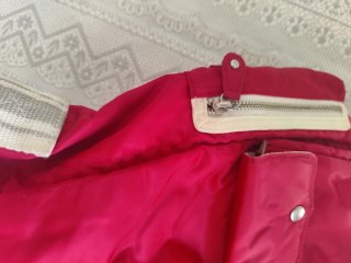 Bolso Quiksilver Rojo y Beige