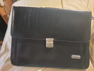 Maletines de piel Matties marrón y negro