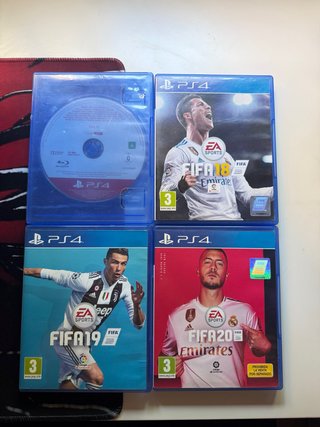Lote FIFA 17, 18, 19, 20 PS4