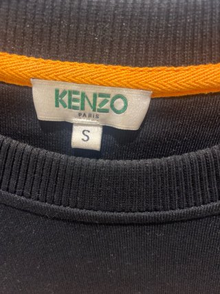 Jersey Kenzo Negro con Tigre Multicolor