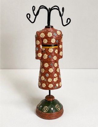 Joyero vintage maniquí kimono porta joyas antiguo