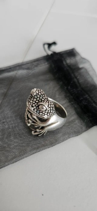 Anillo Rana Plata
