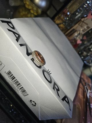 Anillo Pandora Oro y Plata