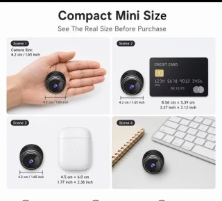 Mini Cámara WiFi 2.4GHz