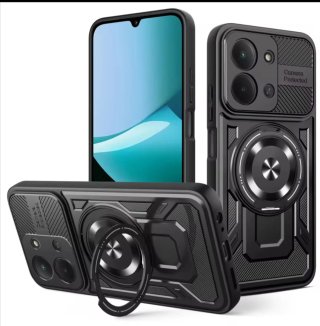 Funda Móvil Negra con Anillo