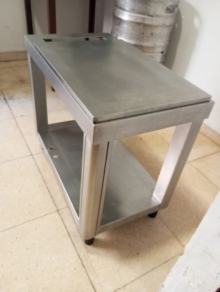 Mesa auxiliar acero inoxidable hostelería