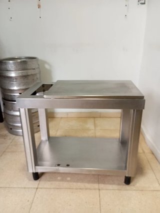 Mesa auxiliar acero inoxidable hostelería