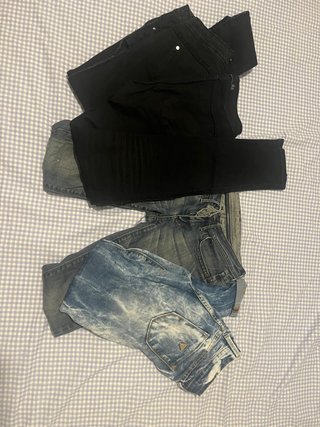Pack 4 Pantalones (Negro y Azul)