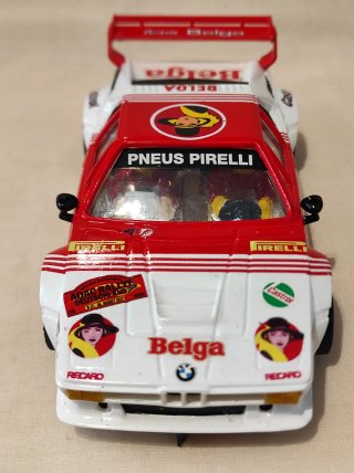 BMW M1 "BELGA" MARCA SCALEXTRIC CON CHASIS 3D