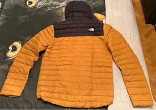 The North Face Chaqueta con Capucha Naranja y Negr
