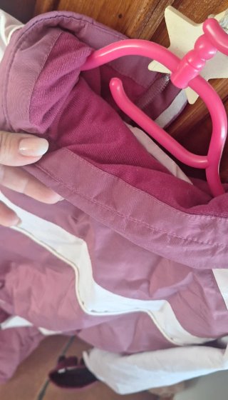 Mono esquí niña Quechua morado talla 8