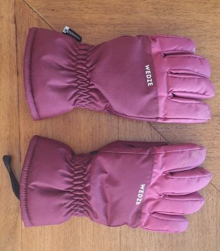 Mono esquí niña Quechua morado talla 8