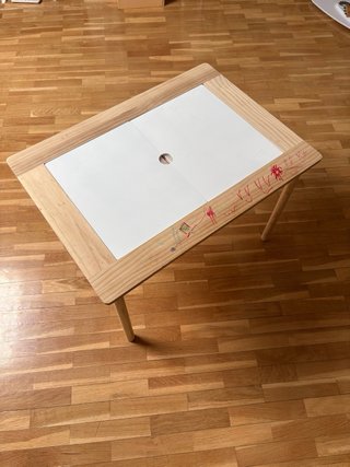 Mesa infantil madera actividades