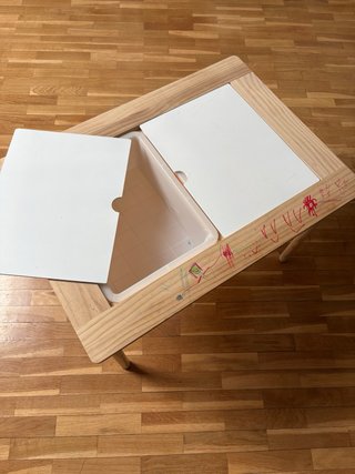 Mesa infantil madera actividades