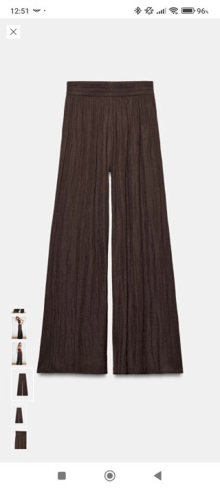 Pantalón ancho fluido Zara T L NUEVO con etiquetas