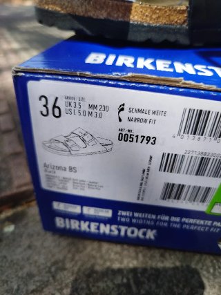Birkenstock Arizona Sandalias Negras