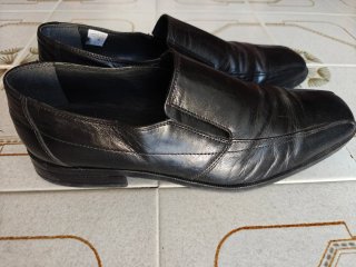 Zapatos vestir Paco Cecilio piel negros talla 44