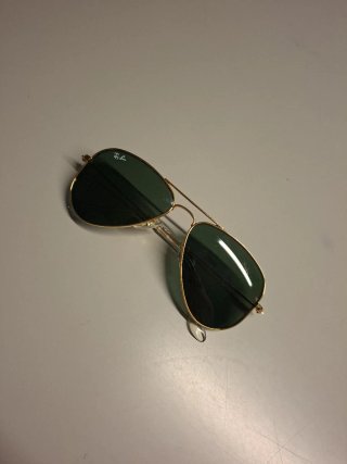 Gafas de Sol Ray-Ban Aviador Doradas