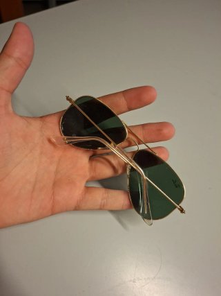 Gafas de Sol Ray-Ban Aviador Doradas
