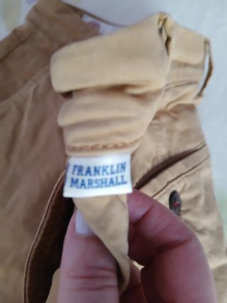 Pantalón corto hombre beige