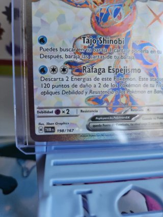 Carta Pokémon Greninja EX Teracristal