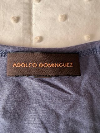 Vestido Adolfo Dominguez Azul Talla M