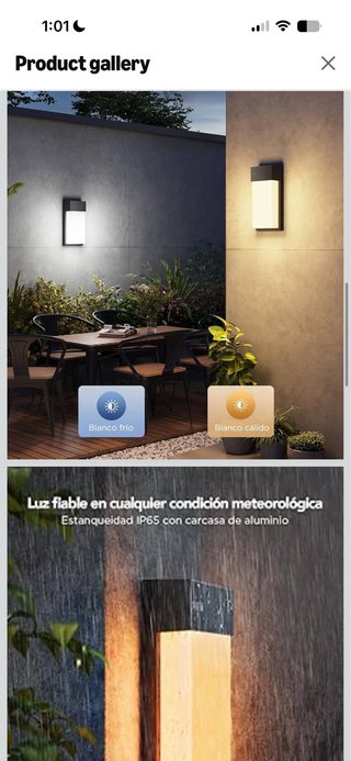 Govee RGBIC Exterior Wall Sconce