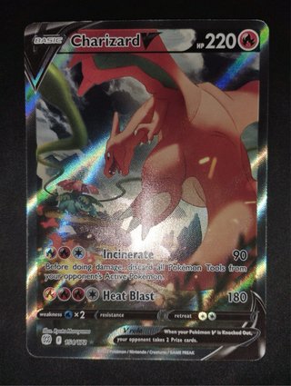 Carta Pokémon Charizard V Inglés