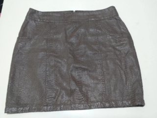 Falda Amisu efecto piel serpiente Talla 36