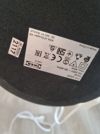 Flexo de mesa blanco