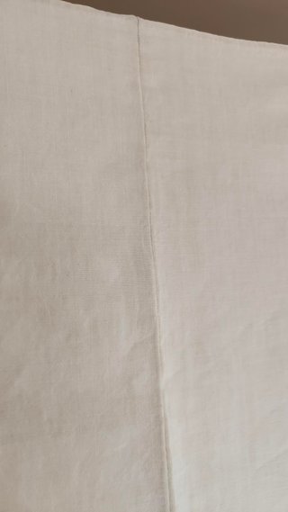 Lenzuolo Lino Bianco con Merletto Filet