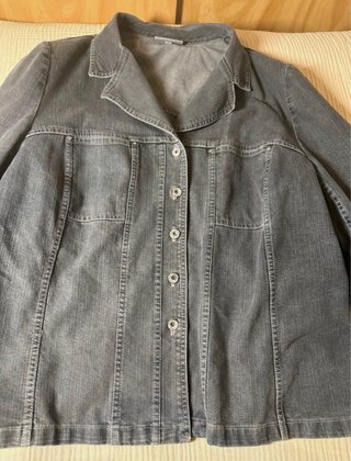 Chaqueta vaquera El Corte Inglés Talla 56 Gris