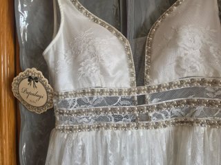 Vestido Papalagi Blanco Talla M