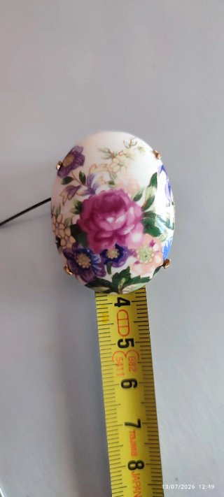 Broche Vintage Porcelana Flores Multicolor