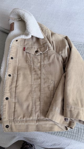 Chaqueta mujer Levi's Trucker Pana Beige (L)