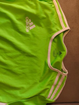 Camiseta Adidas Talla M Verde Fluor