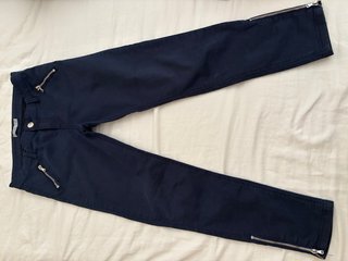 Dos Pantalones pitillo mujer azul por 2 euros